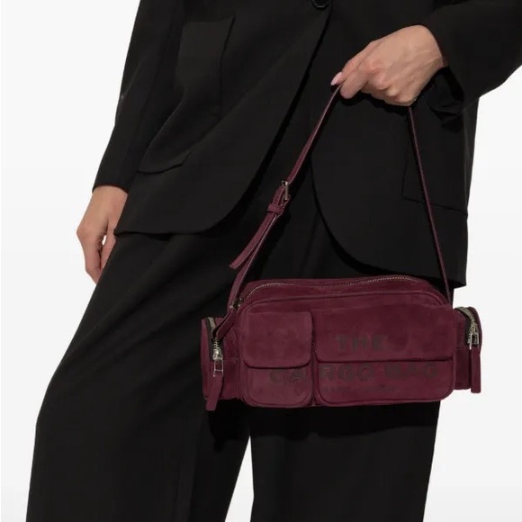 Suede cargo bag - Picture 2 of 6